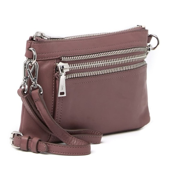 Frye Handbags - FRYE Lexi Leather Crossbody Lilac NWT